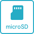 microSD対応