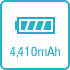 バッテリー4,410mAh